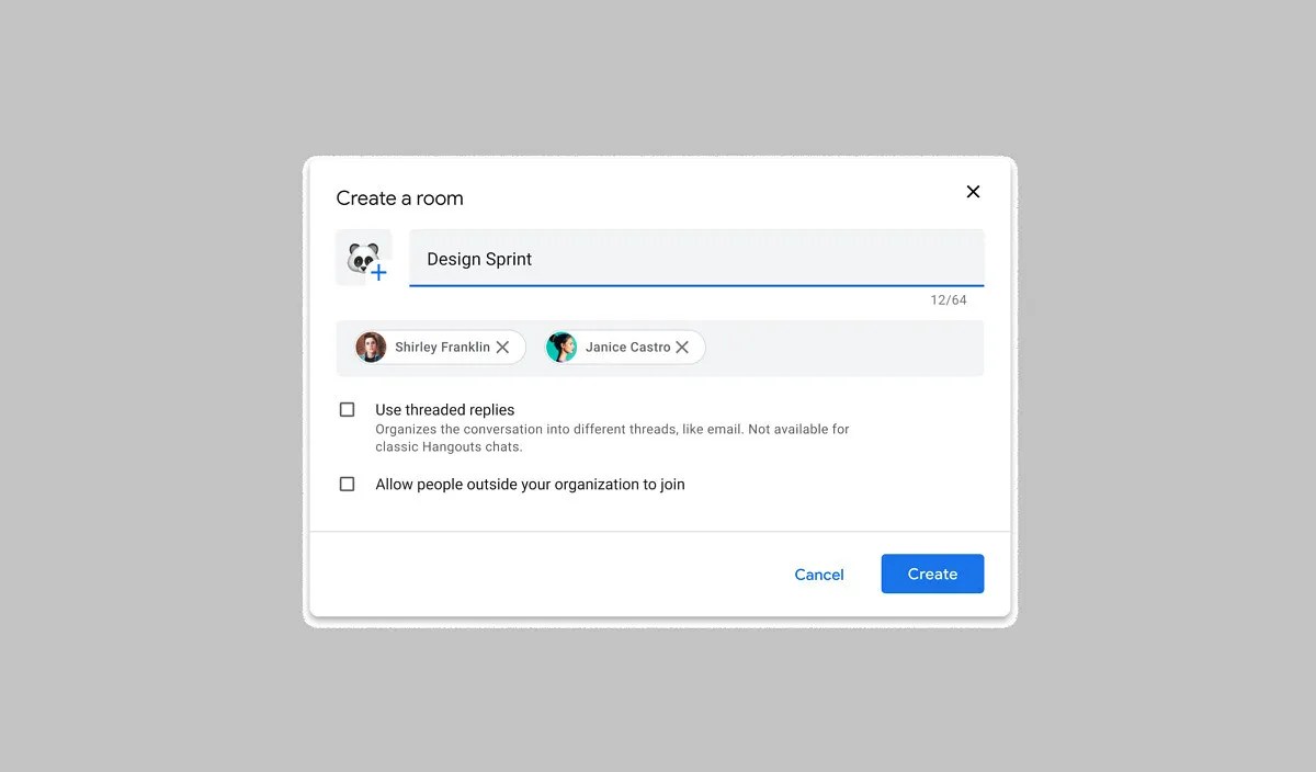 Google Chat will default to unthreaded chat rooms to eliminate the