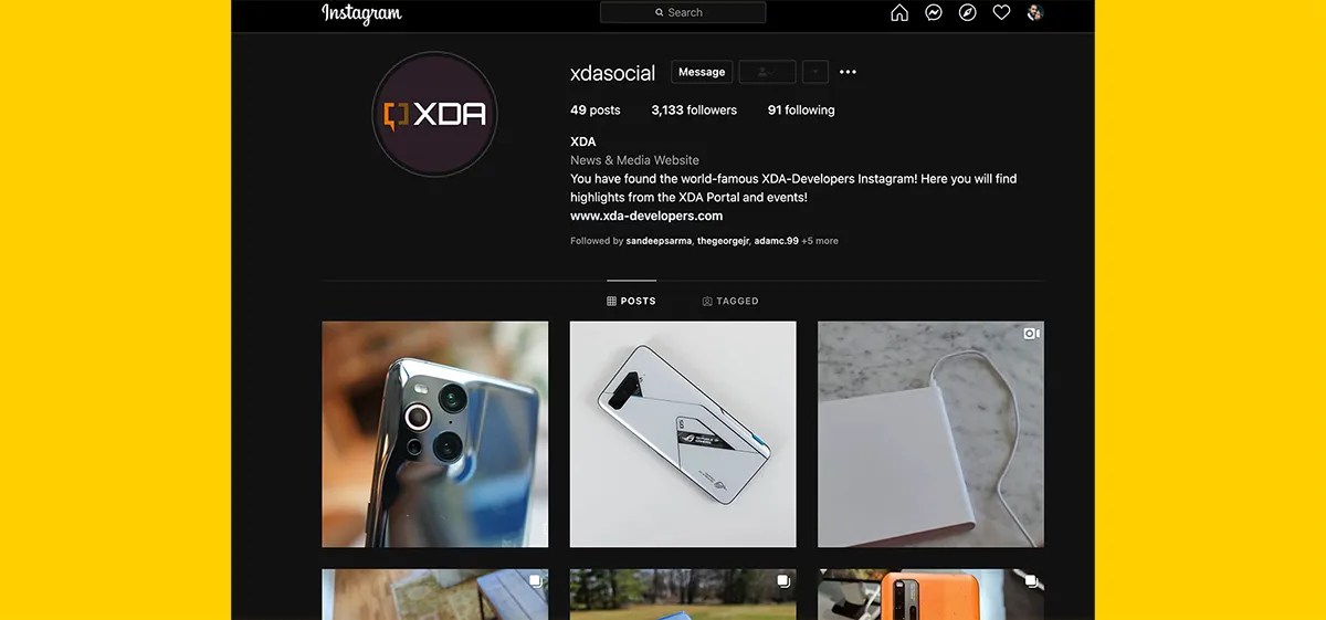 Here's how to get dark theme on Instagram website