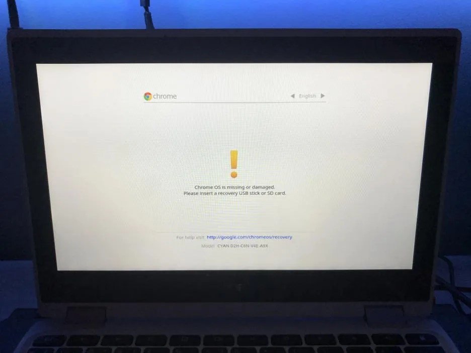 How to fix 'ChromeOS is Missing or Damaged' on your Chromebook