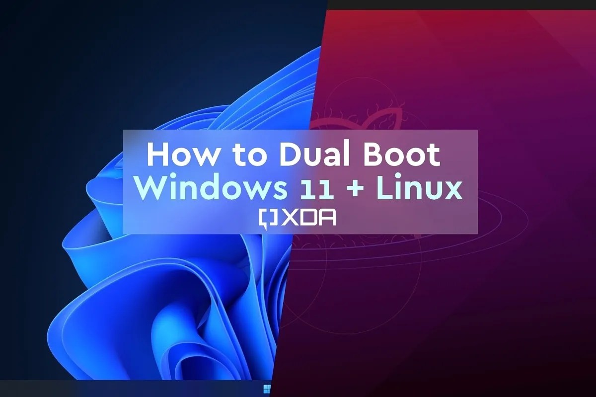 The process of running Linux and Windows 11 in parallel on a computer