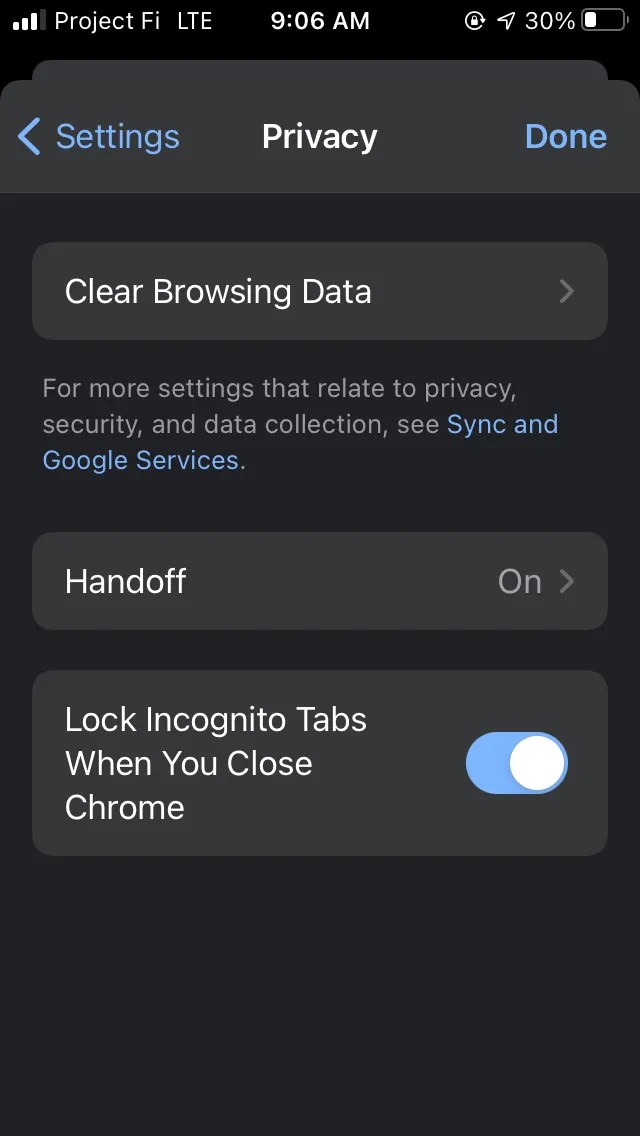 Chrome 92 for iOS brings Incognito tab lock, Full Page screenshots and more