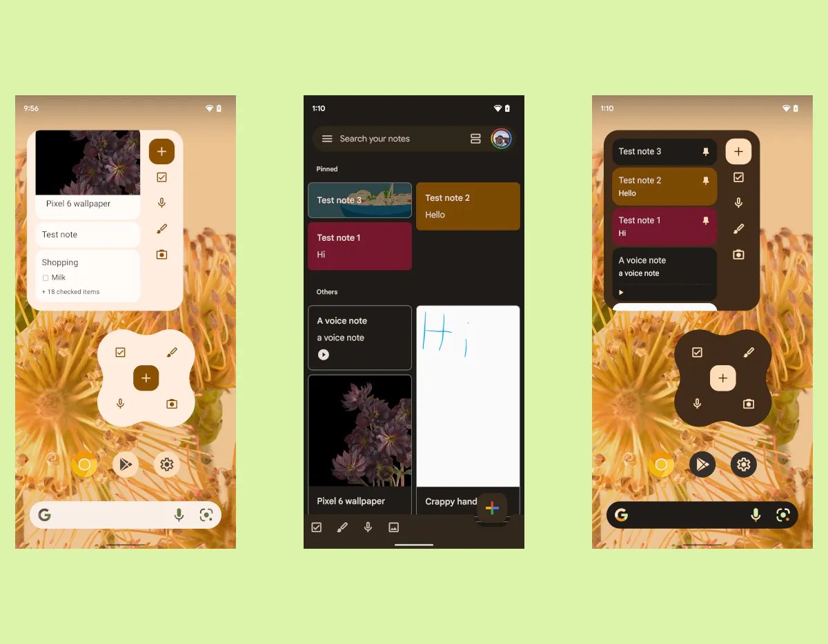 Google Keep's Material You update is here with new widgets as well