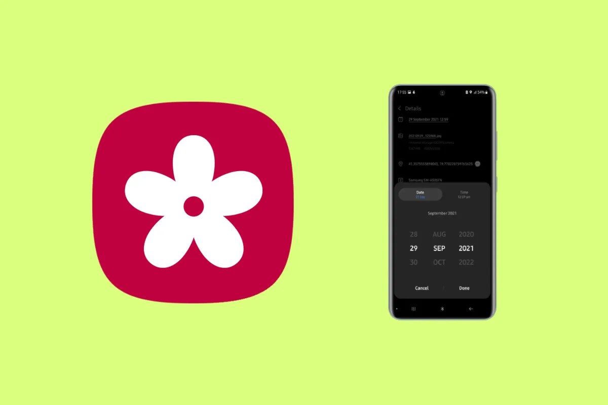 Samsung's Gallery app now lets you edit the date and time of photos