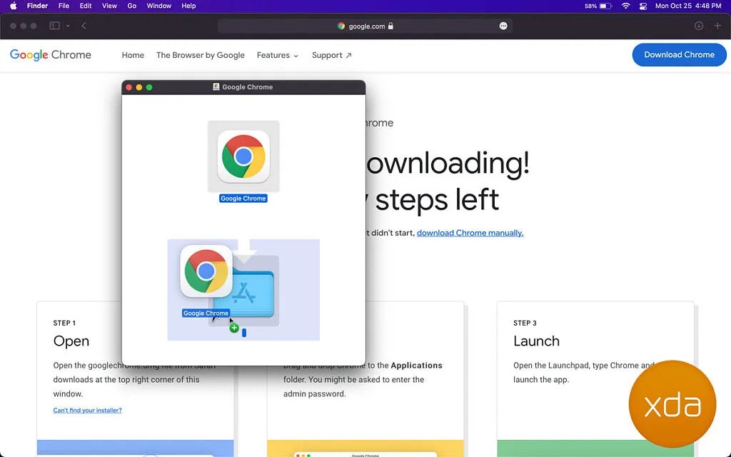 How to download Google Chrome or Microsoft Edge on a Mac