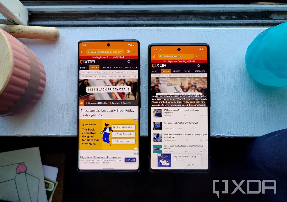 Google Pixel 6 and Pixel 6 Pro Display Review Questionable value OLED tech