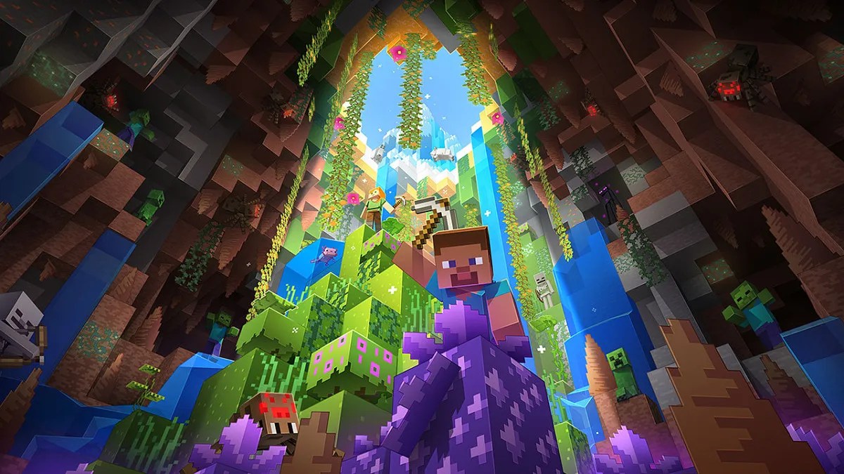 Minecraft's Caves & Cliffs Part 2 update is now available on all platforms