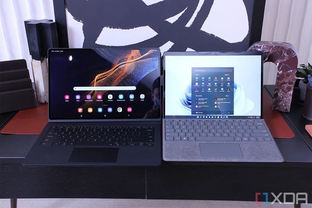 Samsung Galaxy Tab S8 Ultra vs Microsoft Surface Pro 8 What's the best
