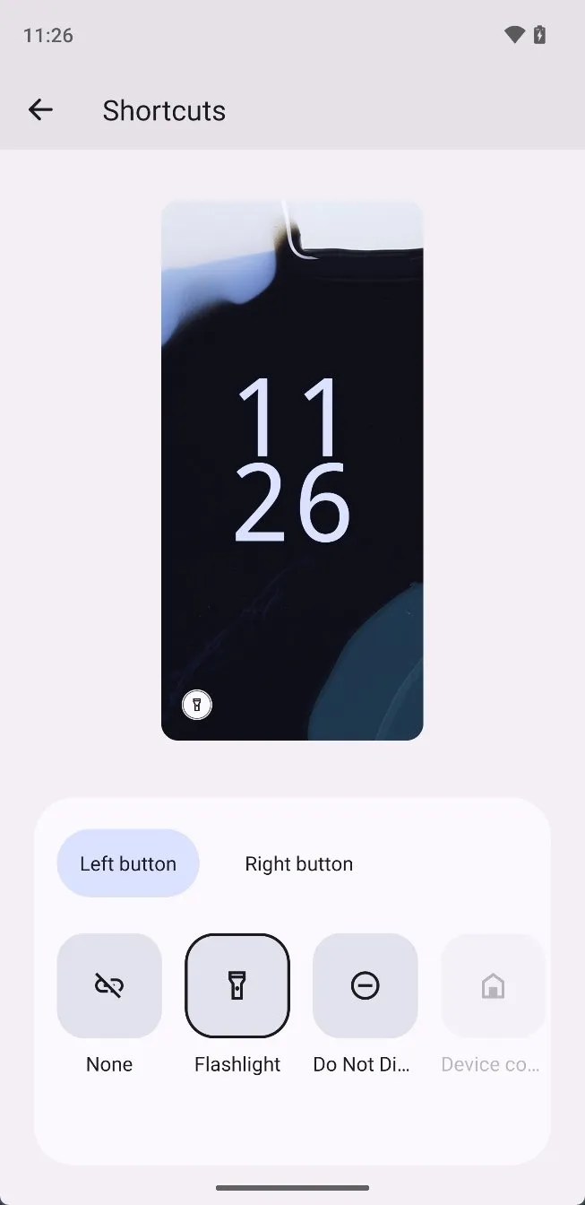 Google is working on custom lock screen shortcuts in Android 13