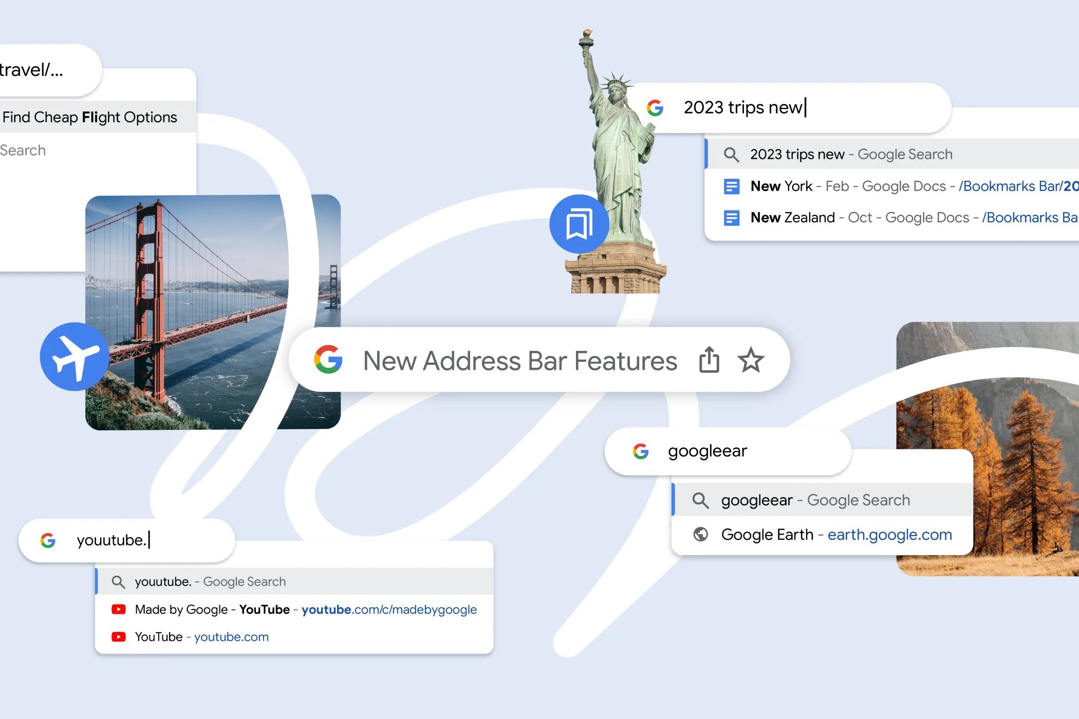 Google boosts Chrome address bar with five new features to help make