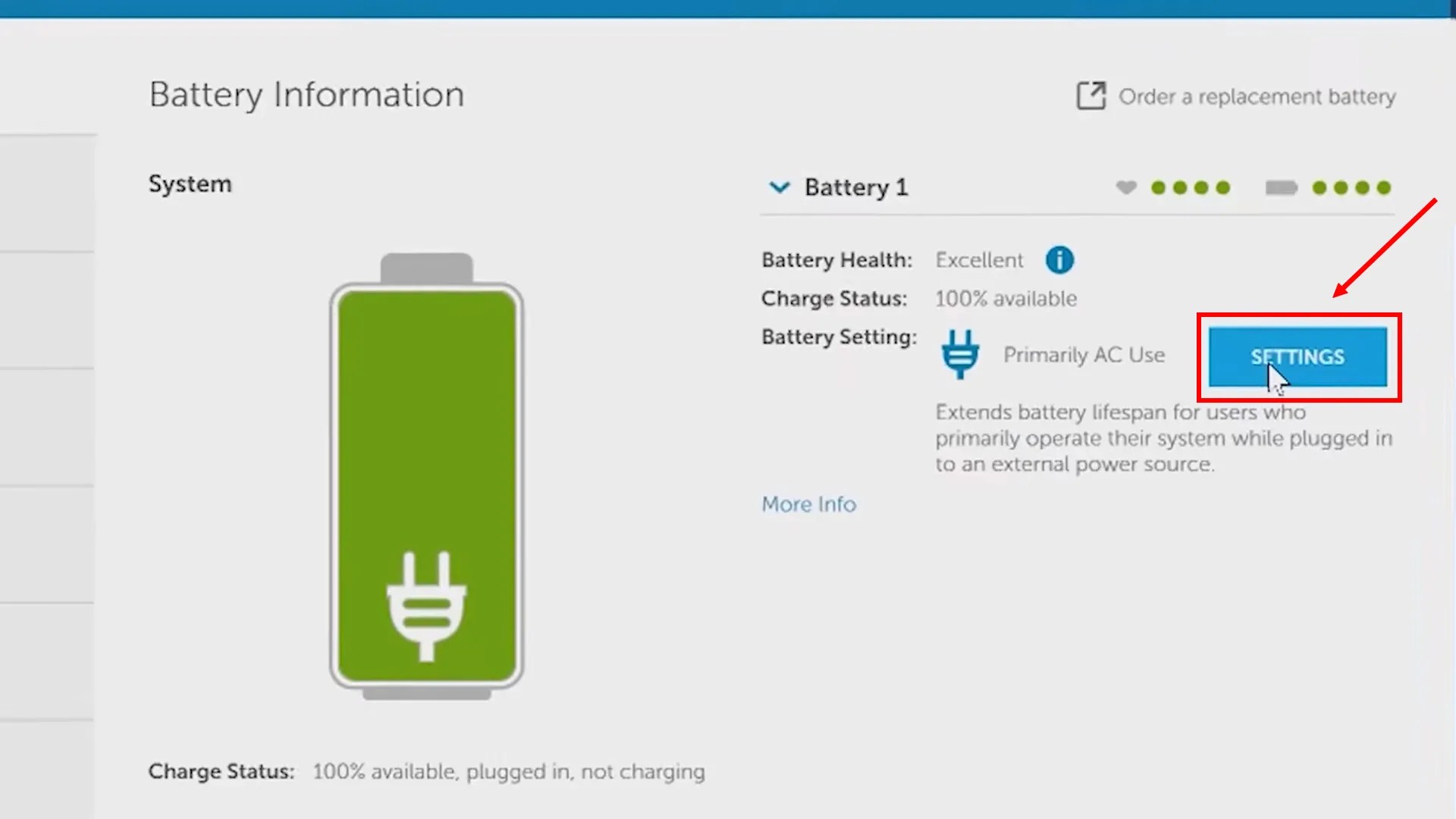 How to limit battery charge to 80 on Windows 11
