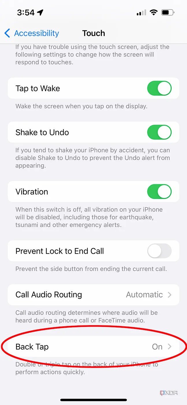 How to use back tap on iPhone