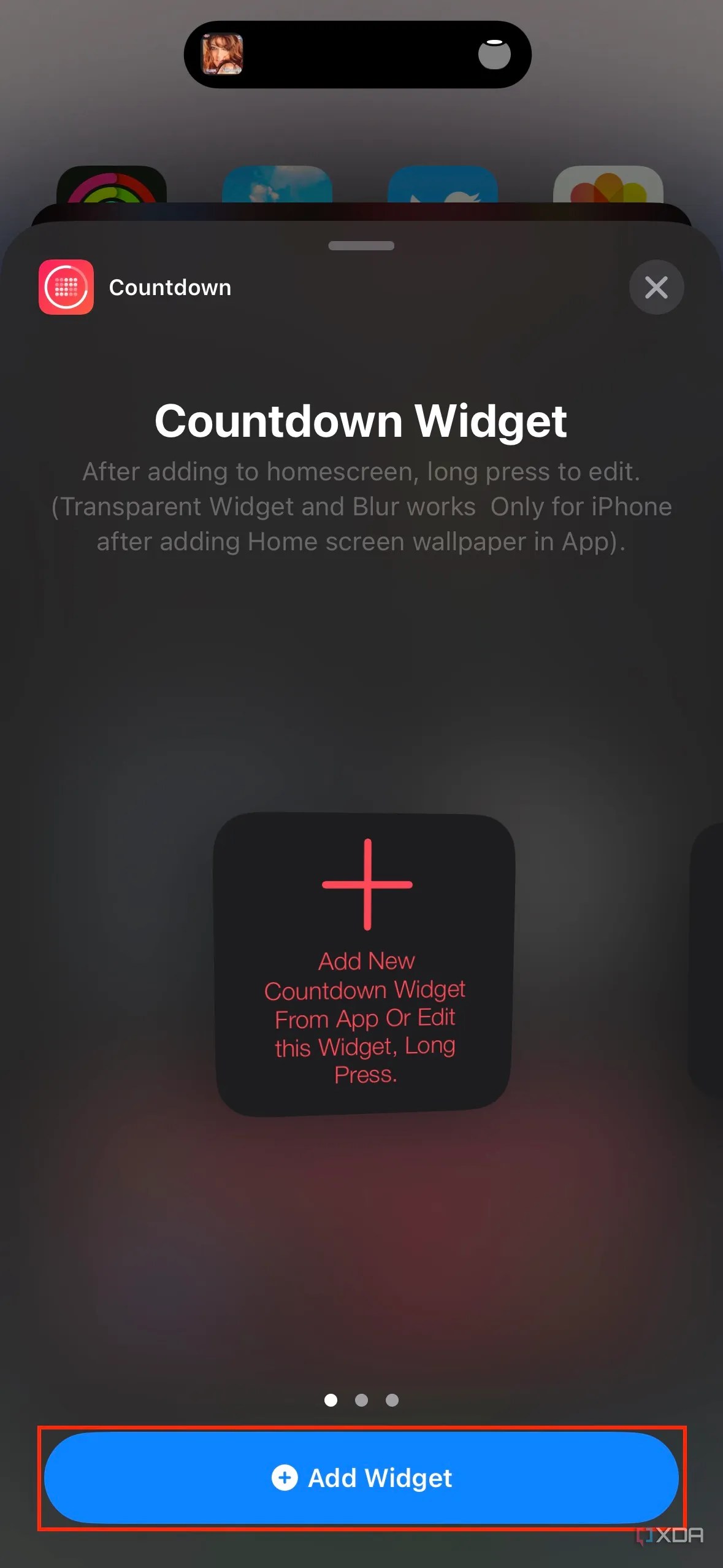 How to create a countdown Home Screen widget on iOS and iPadOS