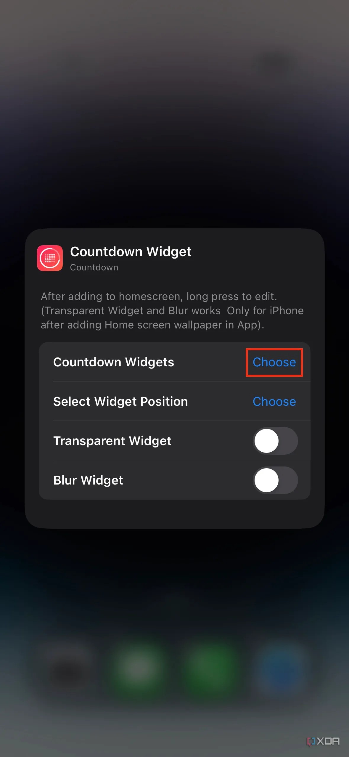 How to create a countdown Home Screen widget on iOS and iPadOS