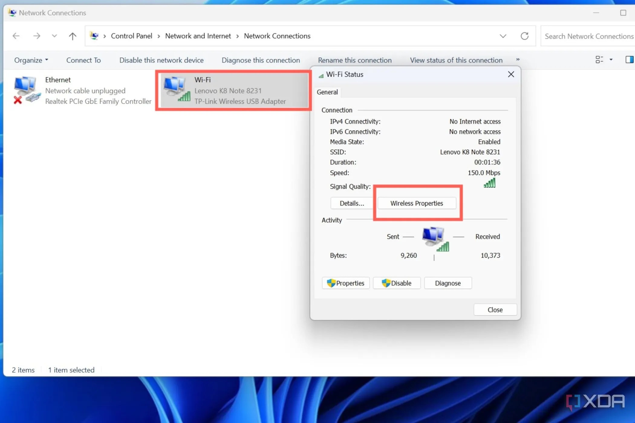 How to view your WiFi password on Windows 11
