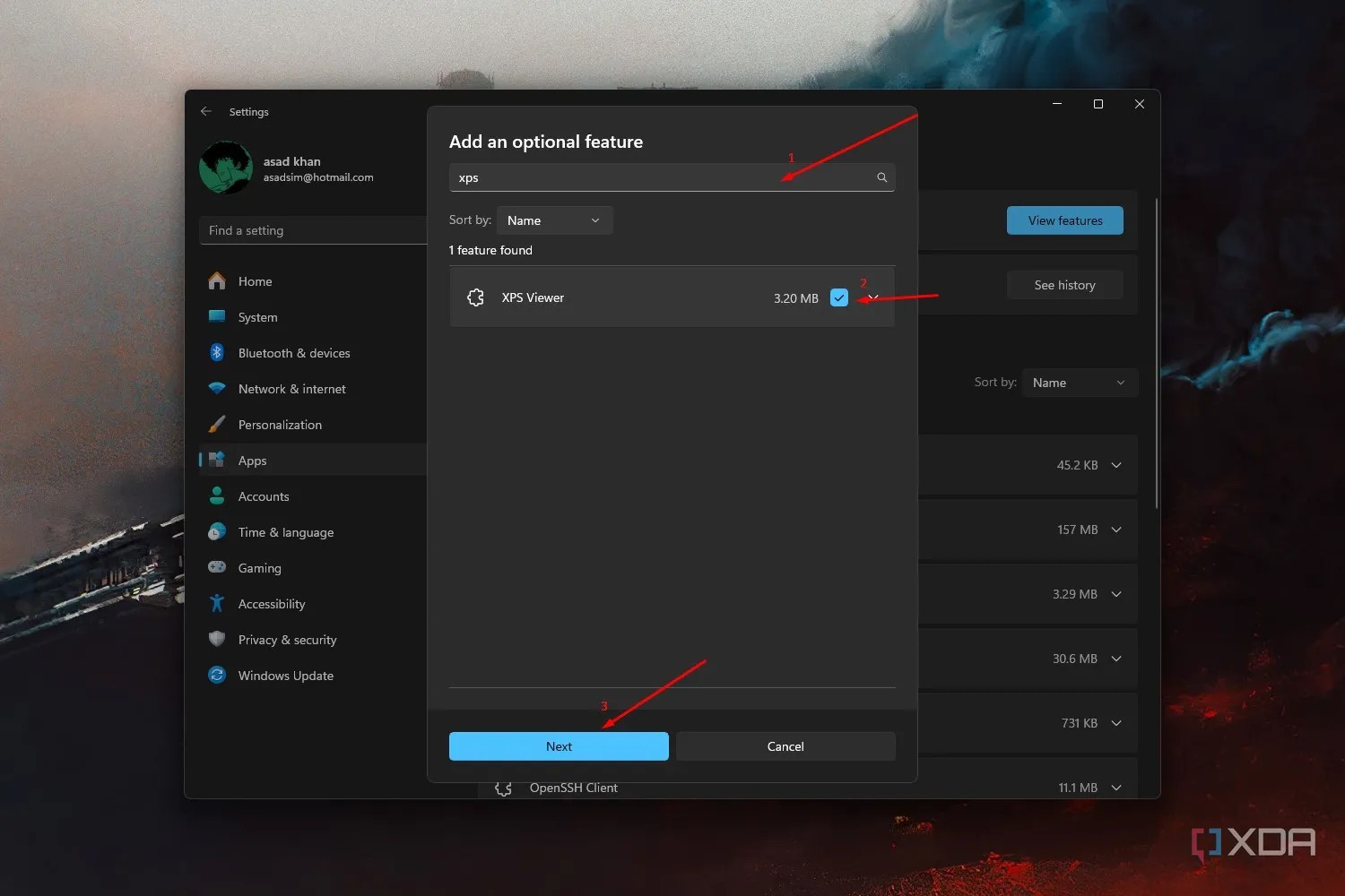How to open XPS files in Windows 11