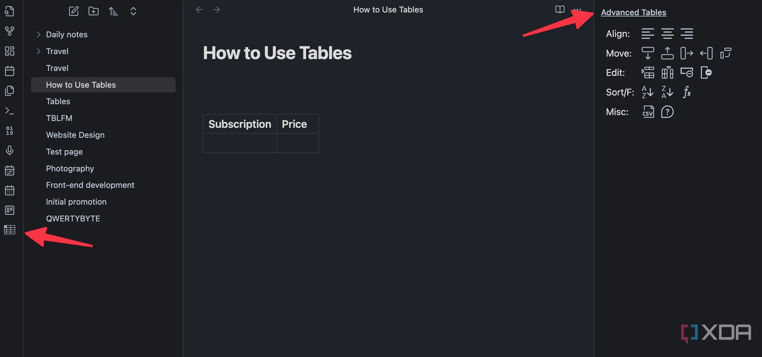 How I use advanced tables and formulas to supercharge my Obsidian vaults