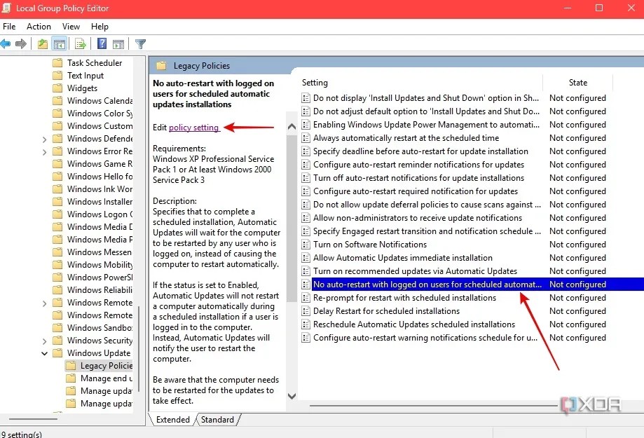 How to stop Windows from auto-restarting after an update