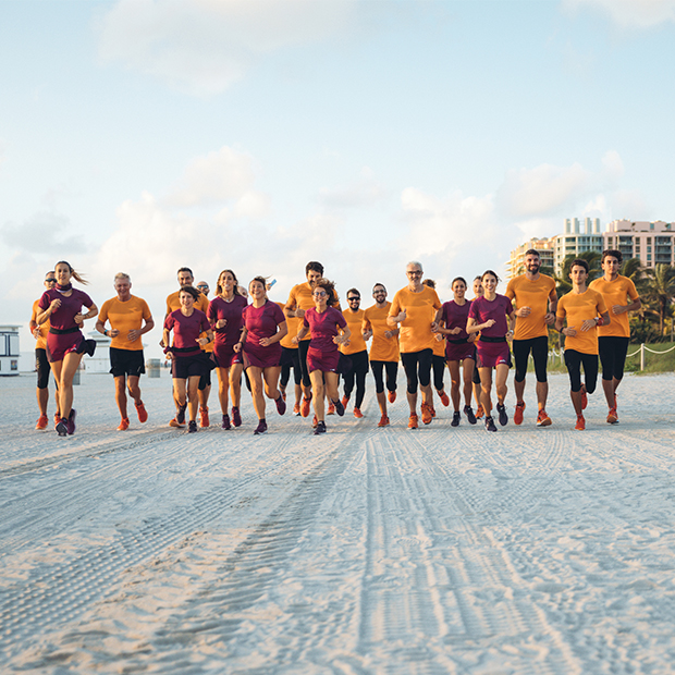 I vincitori di Diadora RunWithMe finisher della Miami Halloween Half