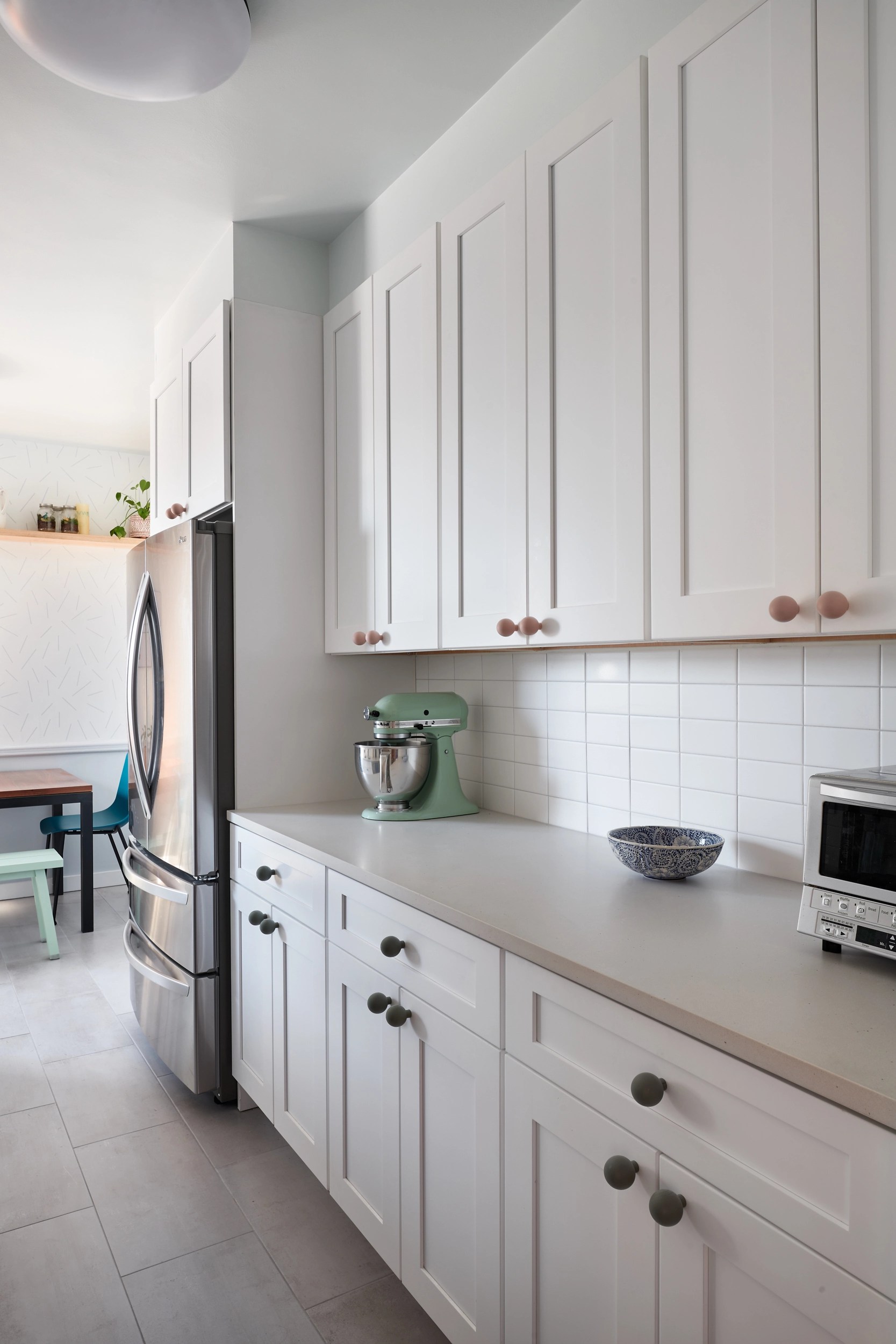 Transitional Kitchen Jackson Heights Block Renovation