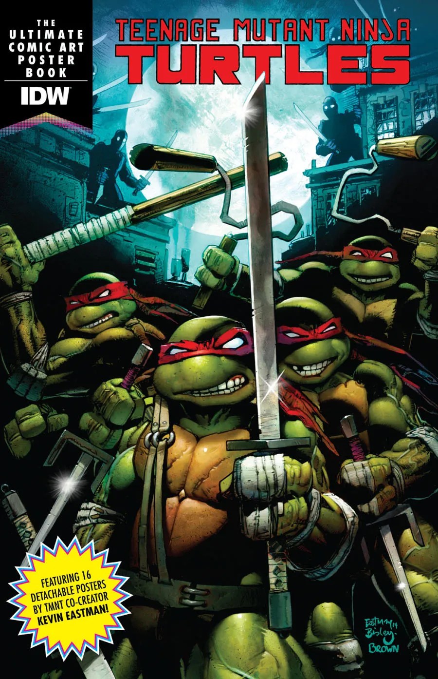 TMNT The Ultimate Comic Art Poster Book CBR