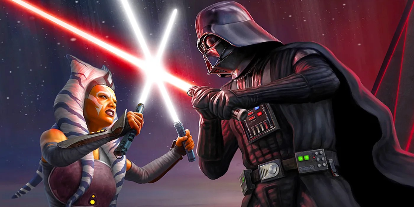 Ahsoka Tano vs Darth Vader Could Anakin Skywalker's Padawan Defeat Him?