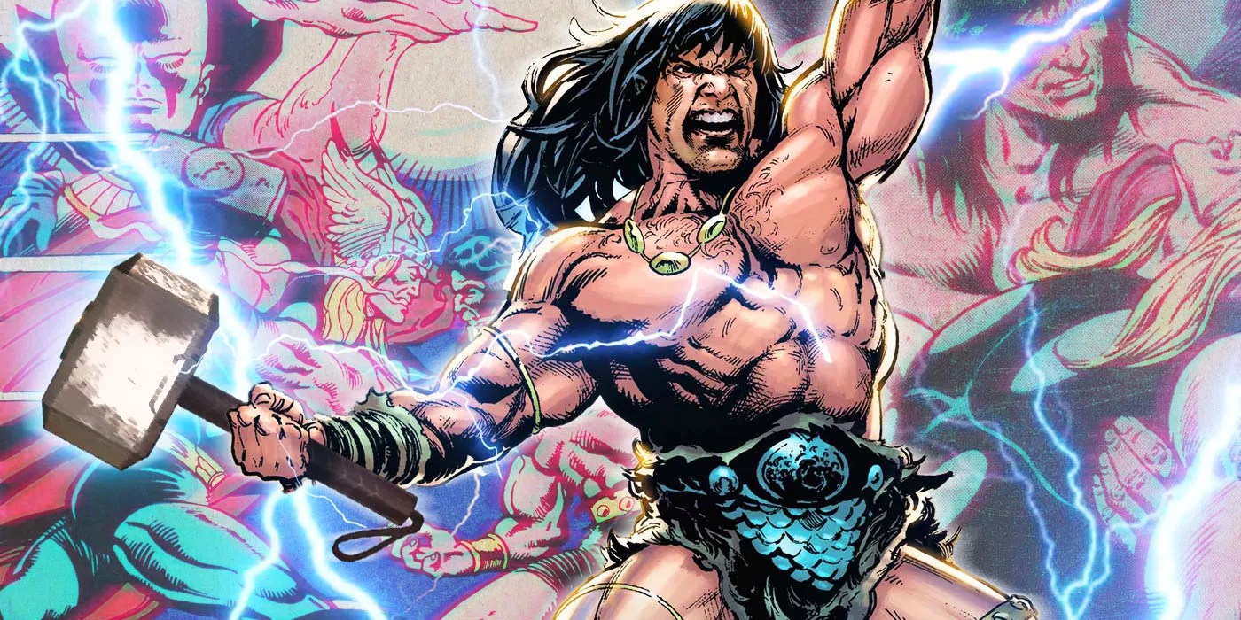 Conan the Barbarian Was Worthy to Lift Thor's Hammer CBR