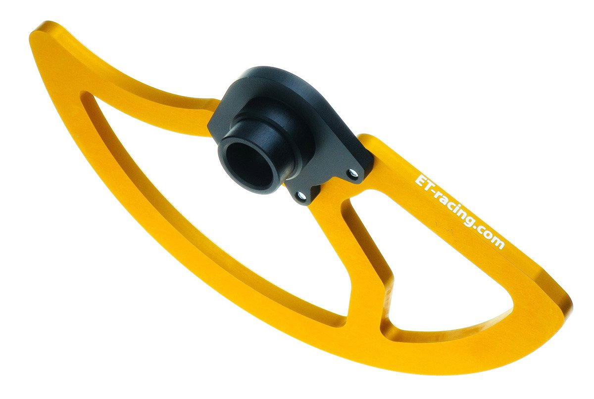 Front Brake Rotor Guard Aluminum Orange \ KTM/HUSQVARNA 22mm SELECT