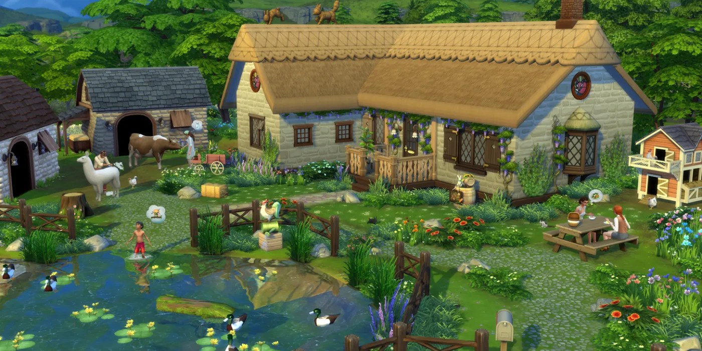 The Sims 4 Announces 'Cottage Living' Expansion Pack, Adds New Animals And Village Lots