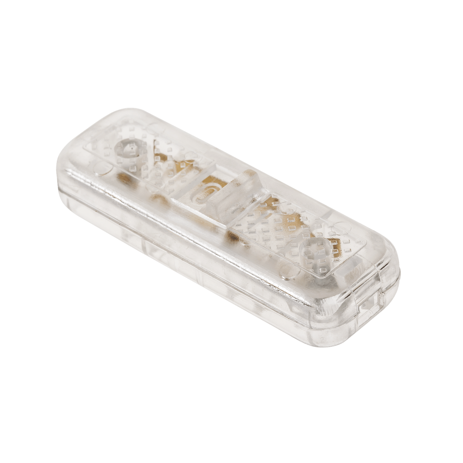 Table Lamp Passthrough Cable Rocker Switch, Transparent Electrics