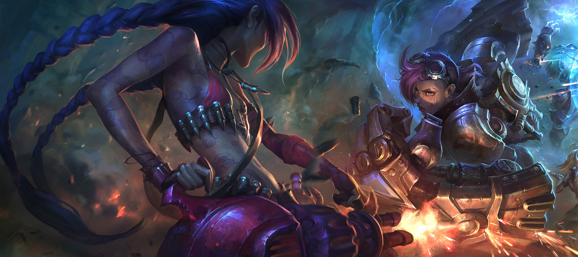 Jinx vs Vi LoLWallpapers