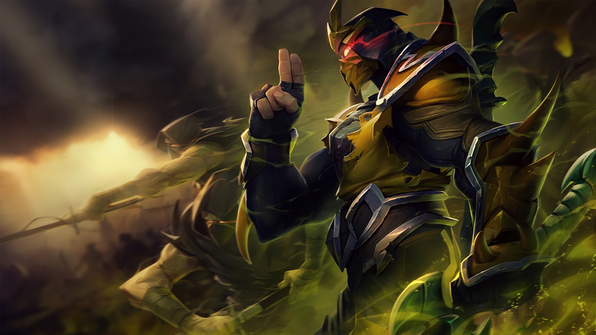 Yellow Jacket Shen LoLWallpapers