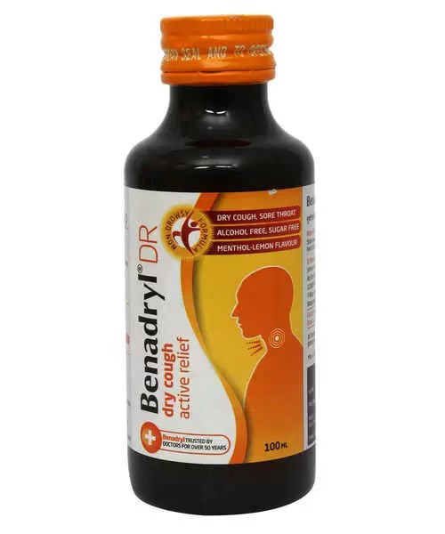 BENADRYL DR 100ML SYP ( BENADRYL ) Buy BENADRYL DR 100ML SYP Online