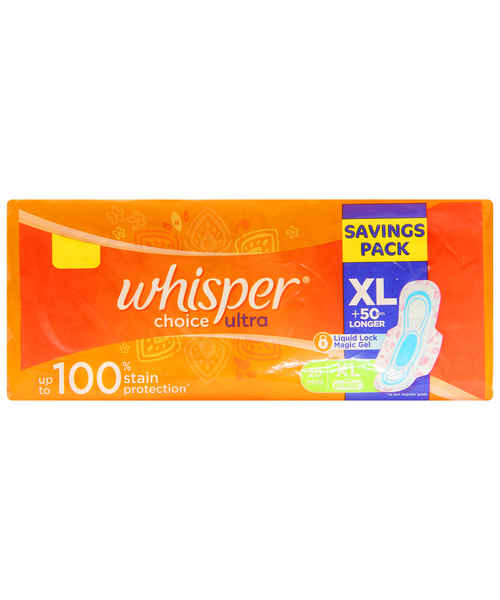 WHISPER CHOICE ULTRA SANITARY PADS XL ( WHISPER ) Buy WHISPER