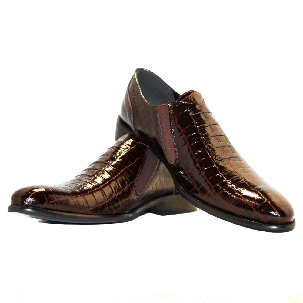 Italian Leather Loafers Mens