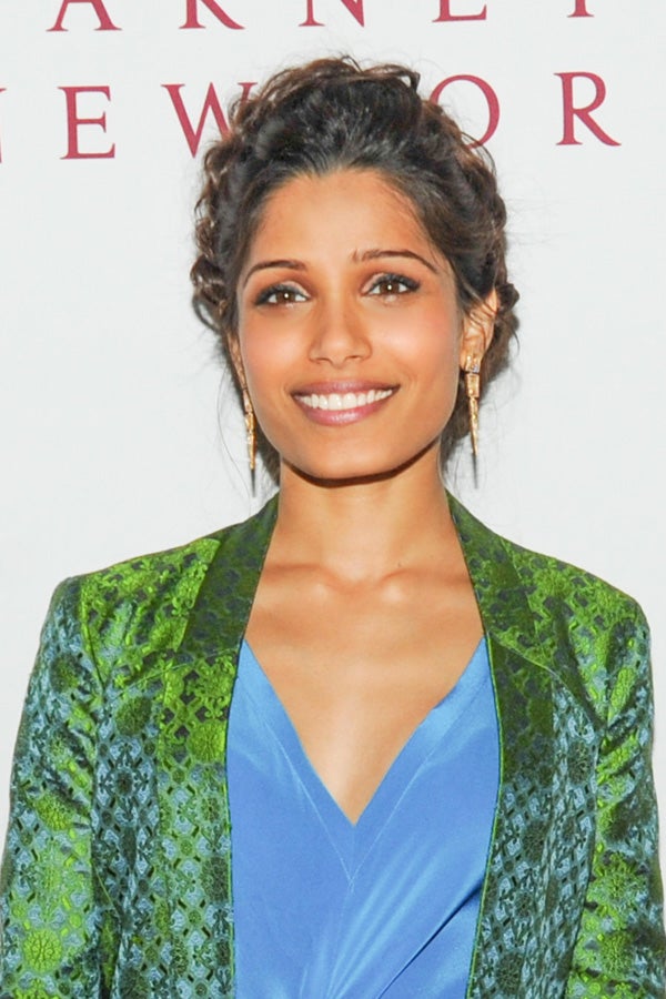 Freida Pinto Beauty Tips Celebrity Hairstyles