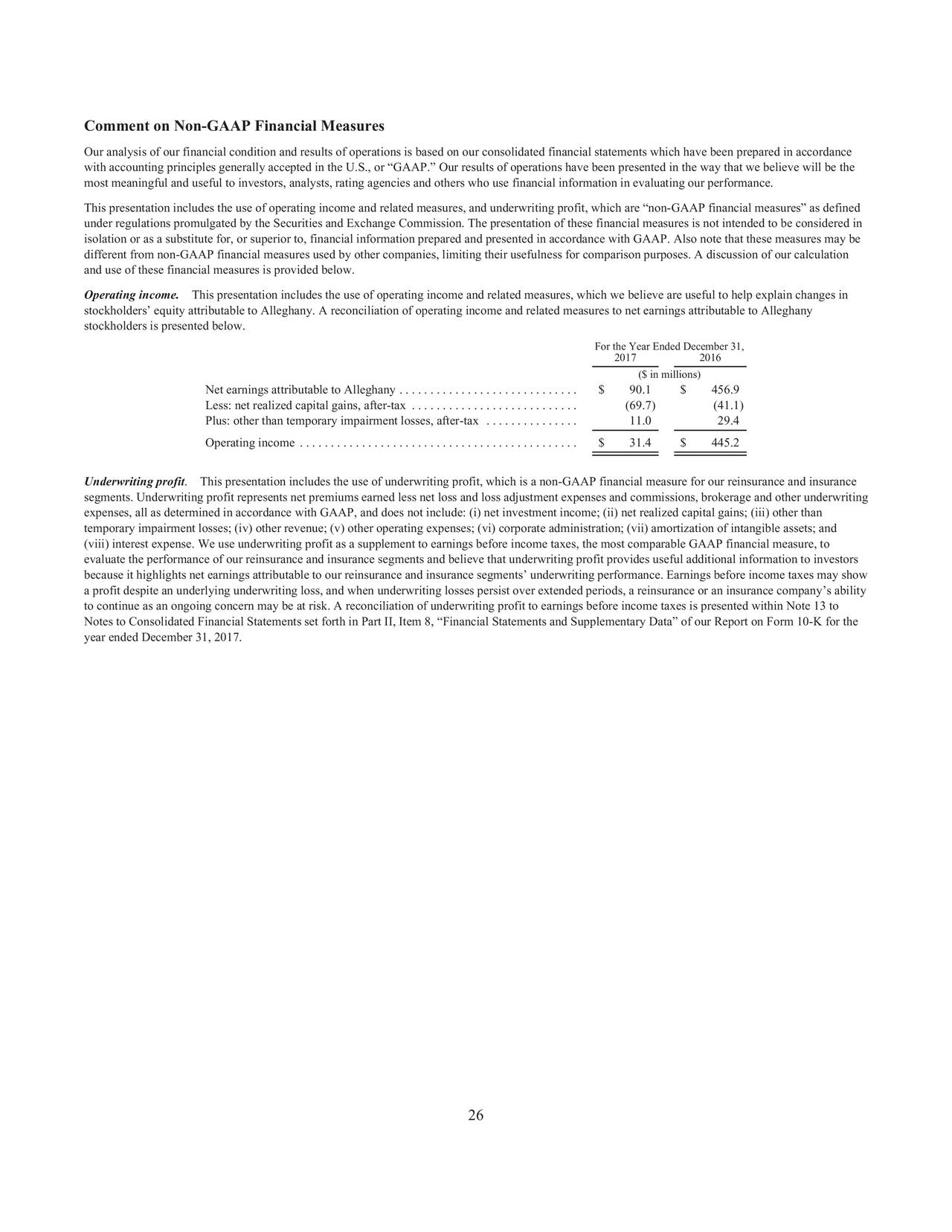 Alleghany Annual Letter 2017 (NYSEY) Seeking Alpha