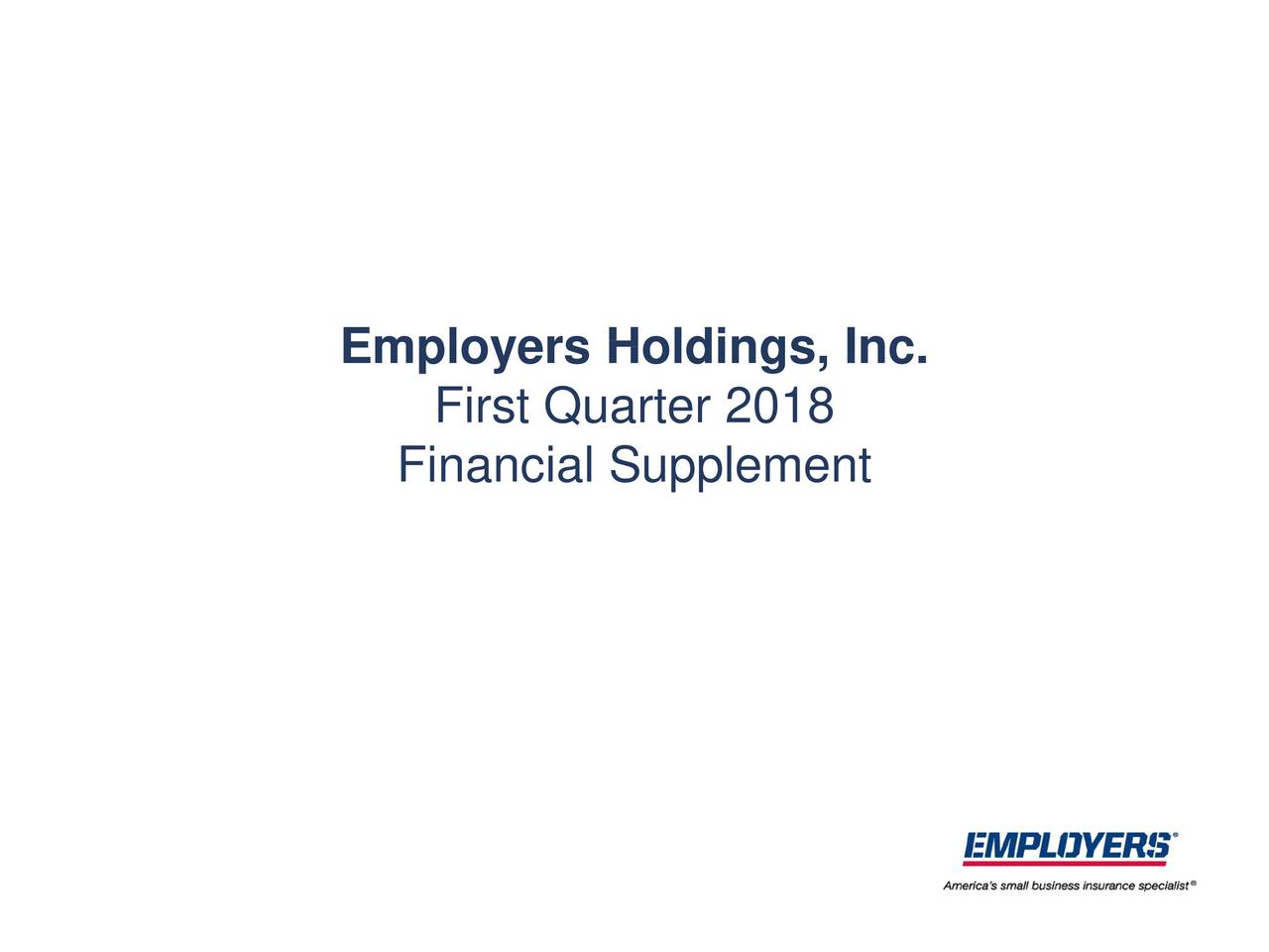Employers Holdings (EIG) Presents At SunTrust Financial Services Conference 2018 Slideshow