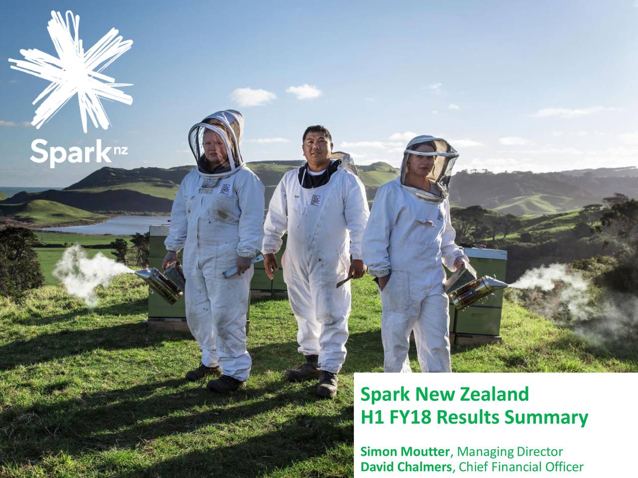 Spark New Zealand Limited ADR 2018 Q2 Results Earnings Call Slides