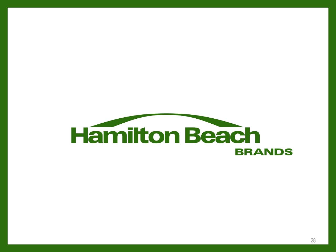 Hamilton Beach Brands Holding Company (HBB) Presents At Midwest Ideas