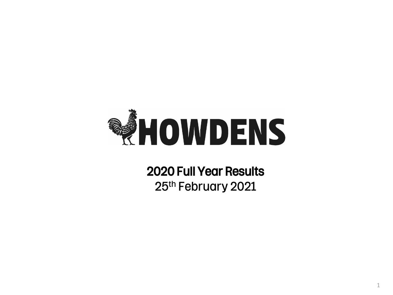 Howden Joinery Group (HWDJF) Investor Presentation Slideshow (OTCMKTS