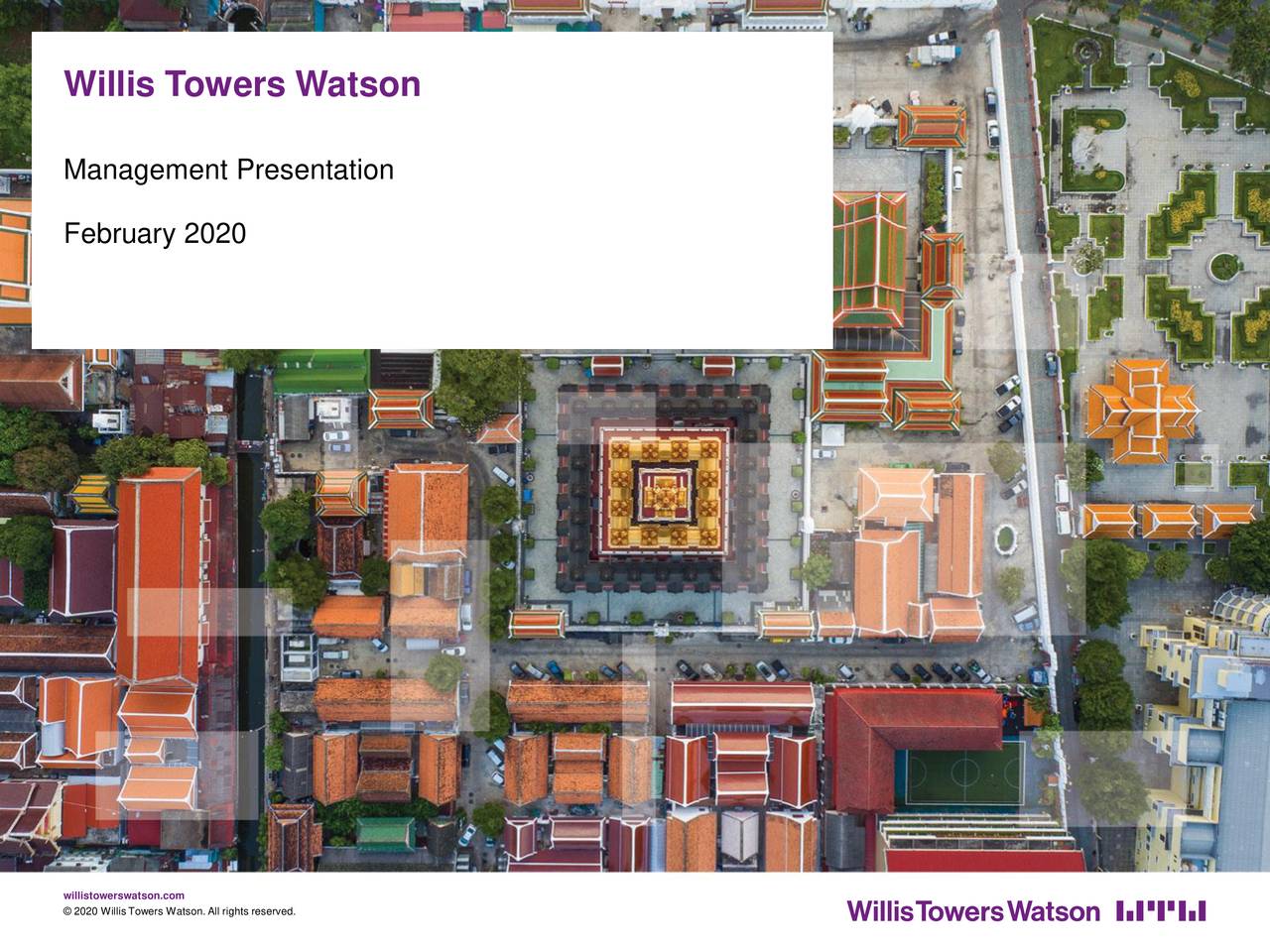 Willis Towers Watson Public Limited Company (WLTW) Investor