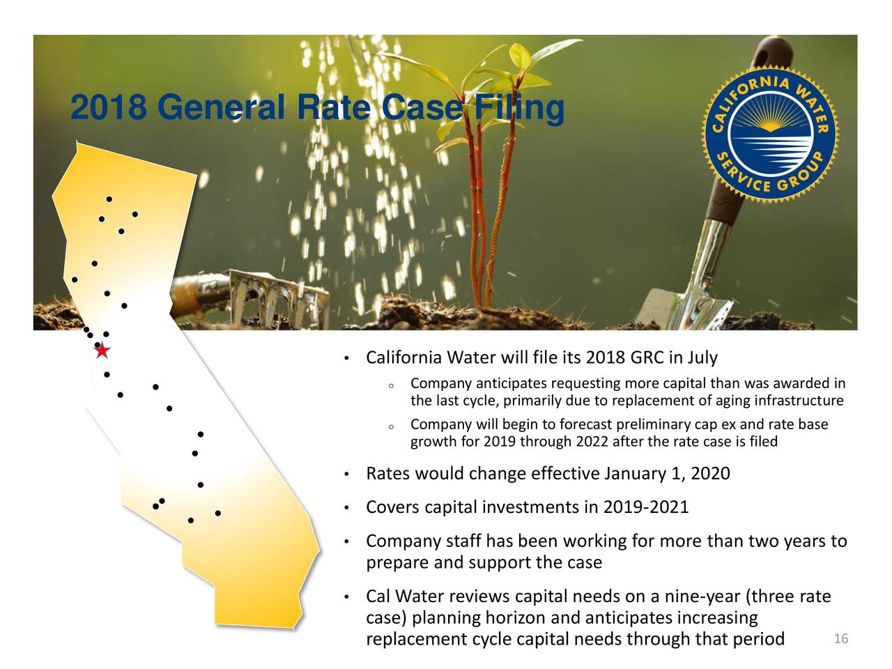 California Water Service Group 2017 Q4 Results Earnings Call Slides