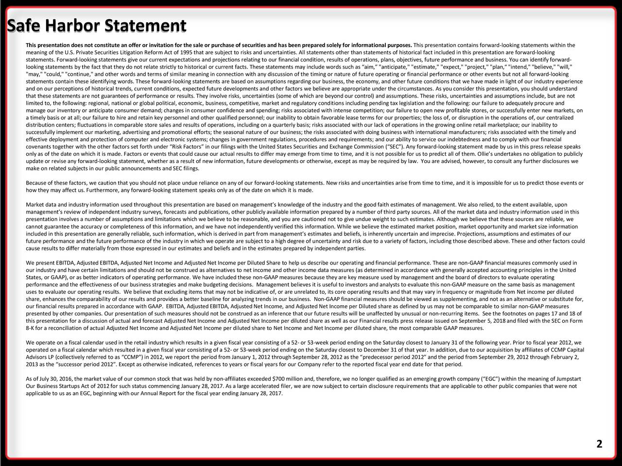 Ollie's Bargain Outlet (OLLI) Presents At ICR Investor Conference