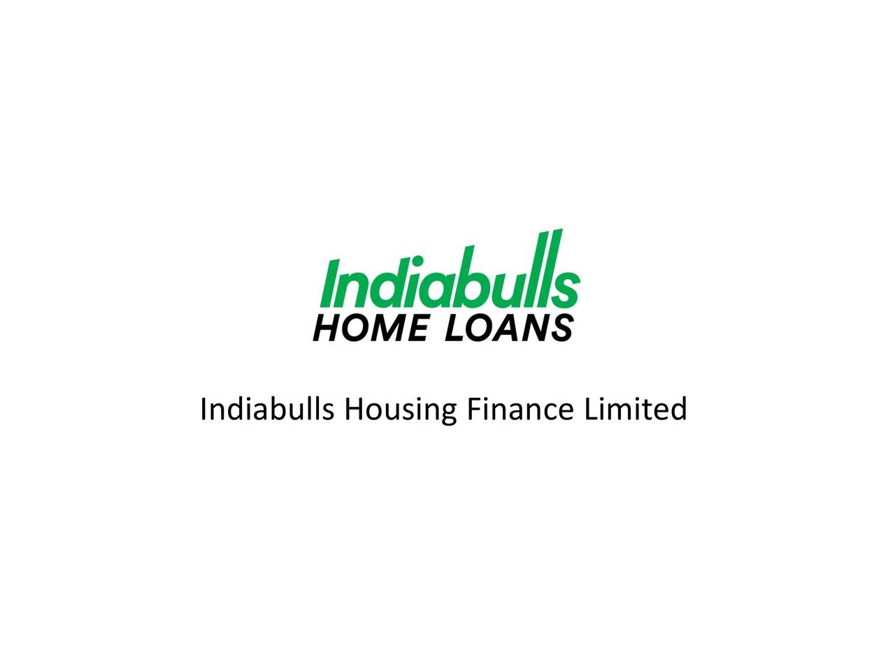 Indiabulls Housing Finance (IDKQY) Investor Presentation Slideshow