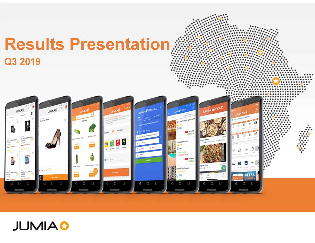 Jumia Technologies AG 2019 Q3 Results Earnings Call Presentation