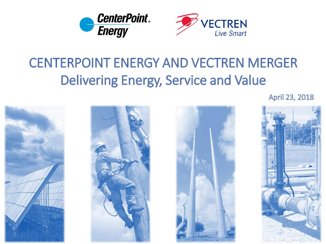 CenterPoint Energy (CNP) And Vectren To Merge Slideshow CenterPoint