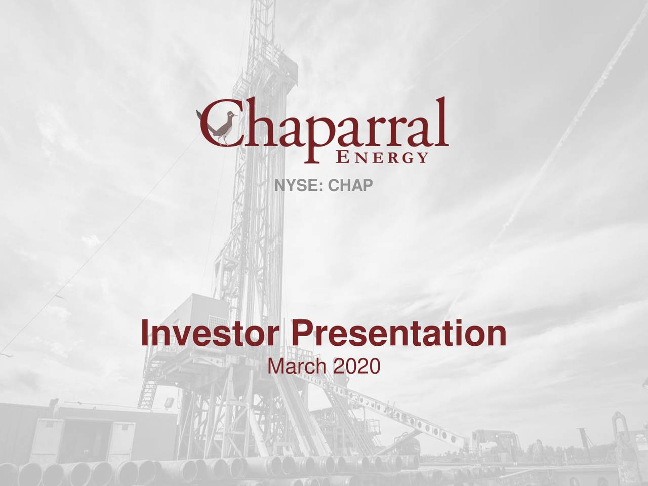 Chaparral Energy, Inc. 2019 Q4 Results Earnings Call Presentation