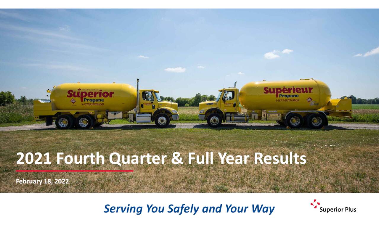 Superior Plus Corp. 2021 Q4 Results Earnings Call Presentation