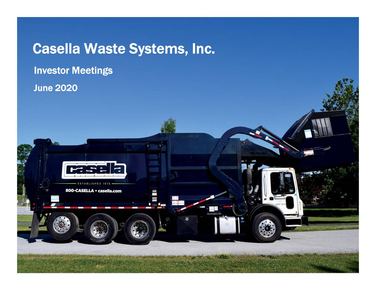 Casella Waste Systems (CWST) Presents At UBS Global Industrials and