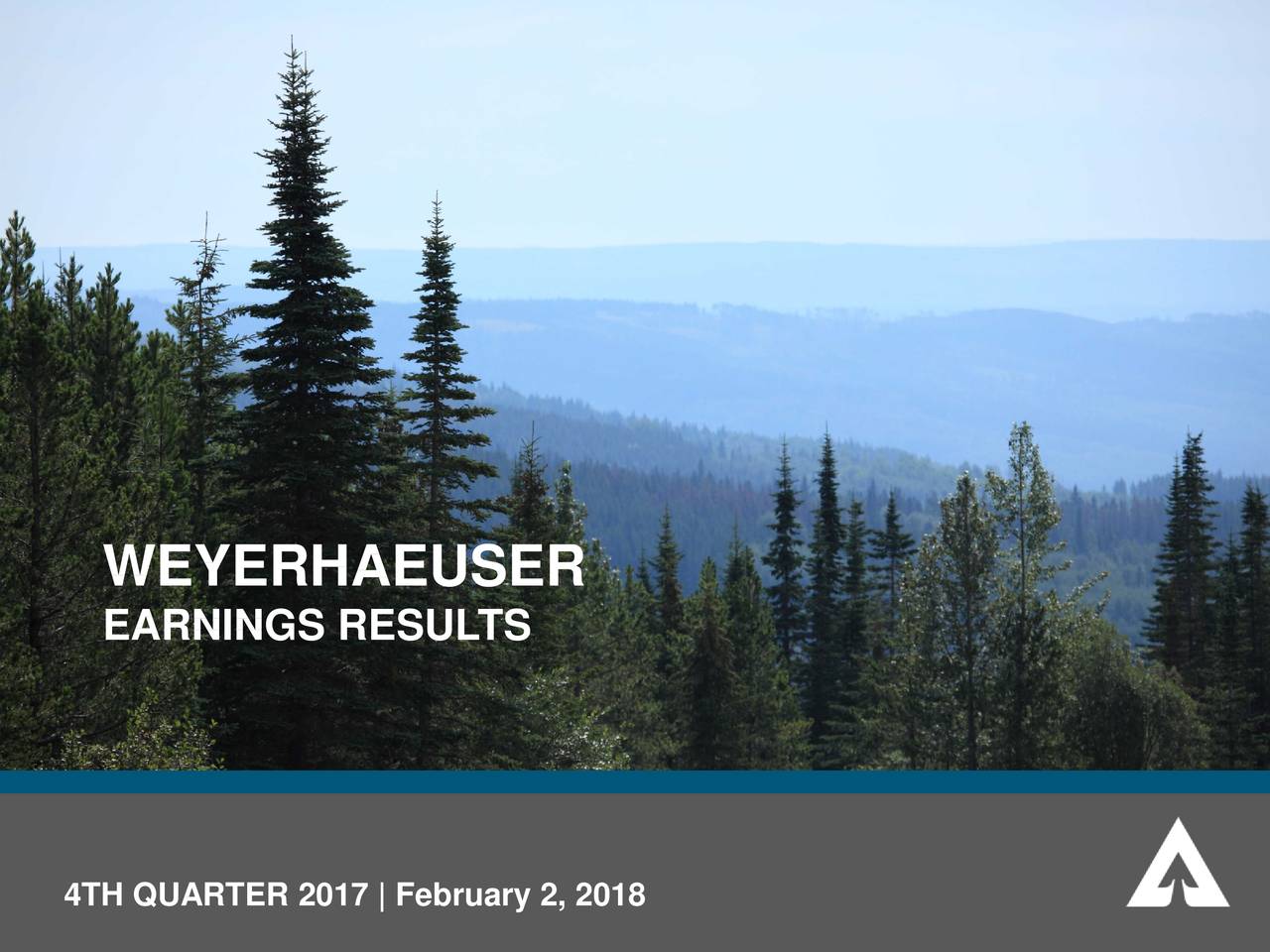 Weyerhaeuser Co. 2017 Q4 Results Earnings Call Slides (NYSEWY